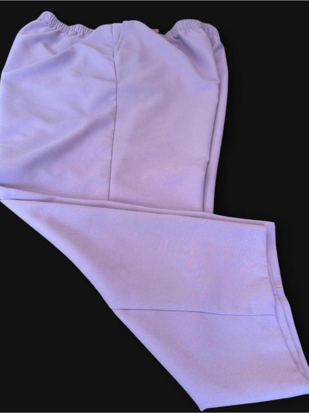 Women’s plus size high rise lavender pull-on pants by Bon Worth Size 2X Petite